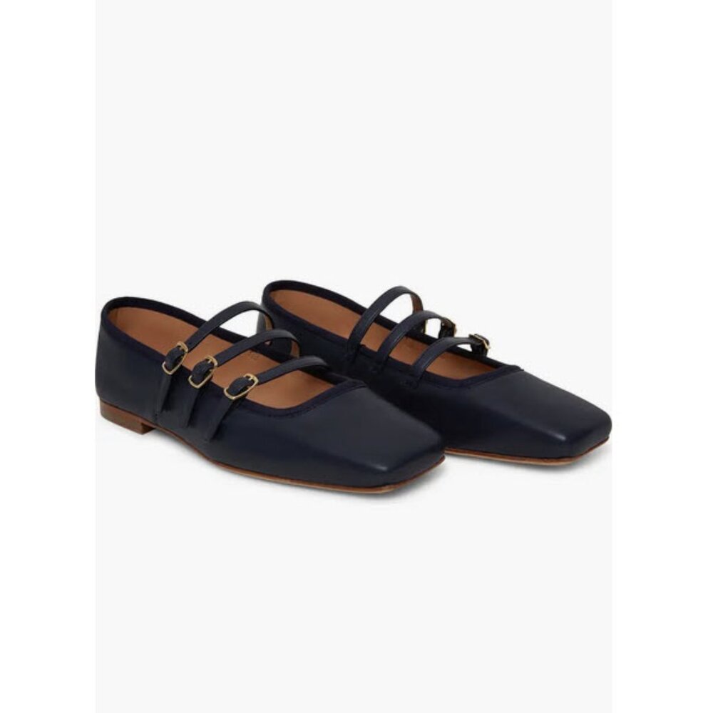 Mansur Gavriel Square Toe Mary Jane Flats Sz EU42/US12